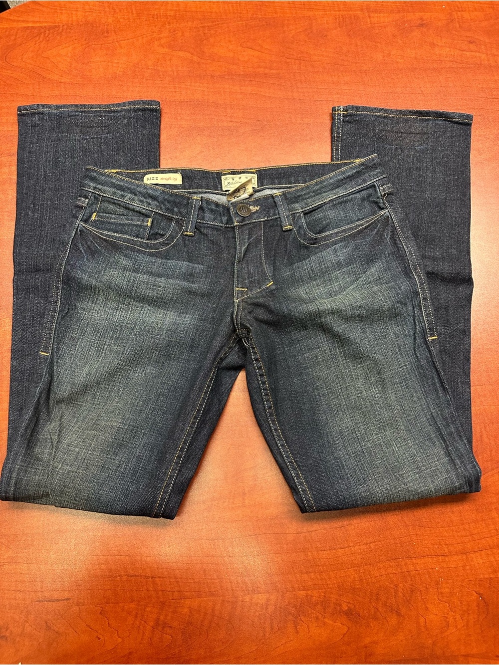 William Rast Dark Blue Straight Leg Jeans